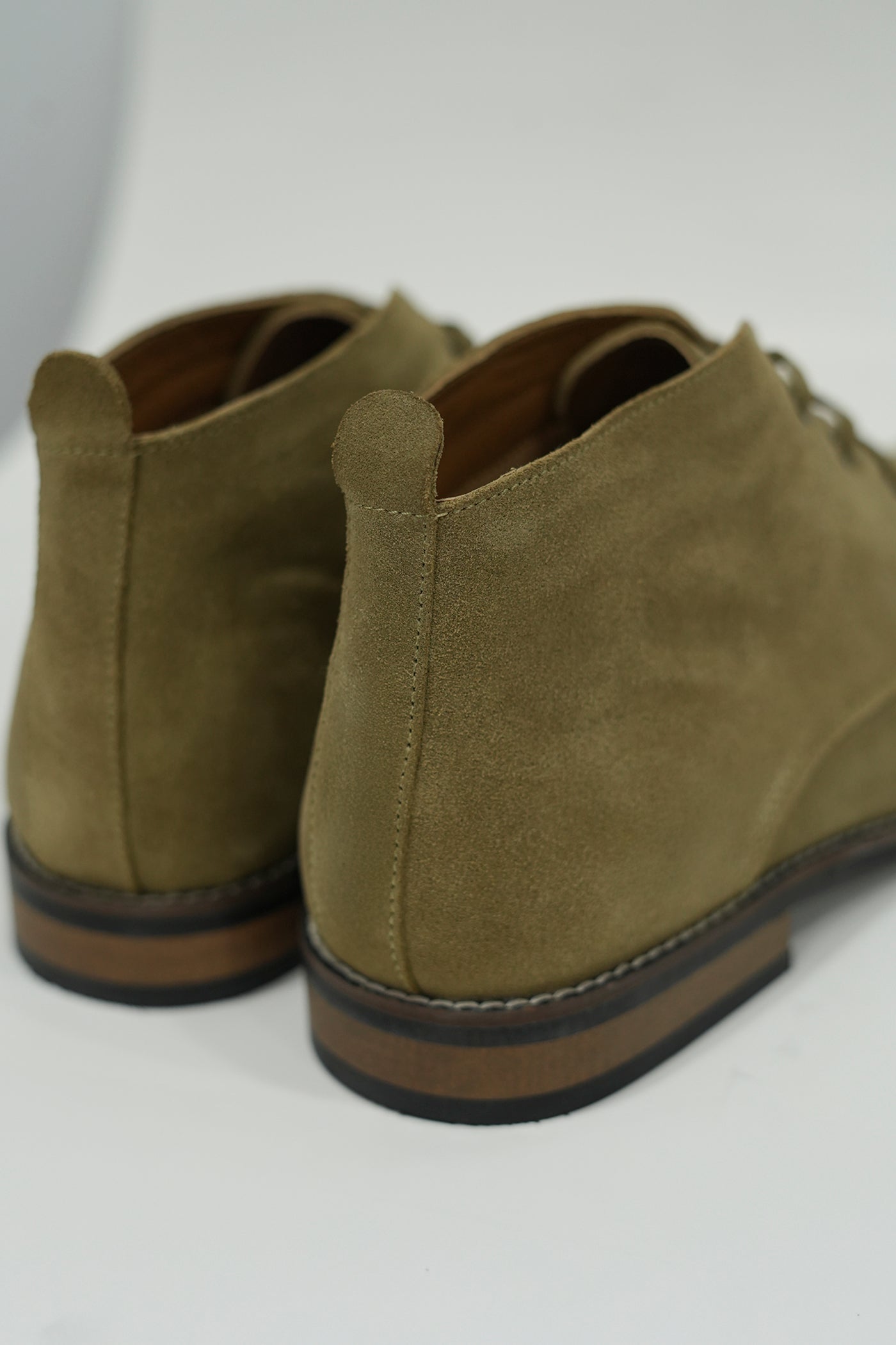 Khaki Desert sued leather Boots