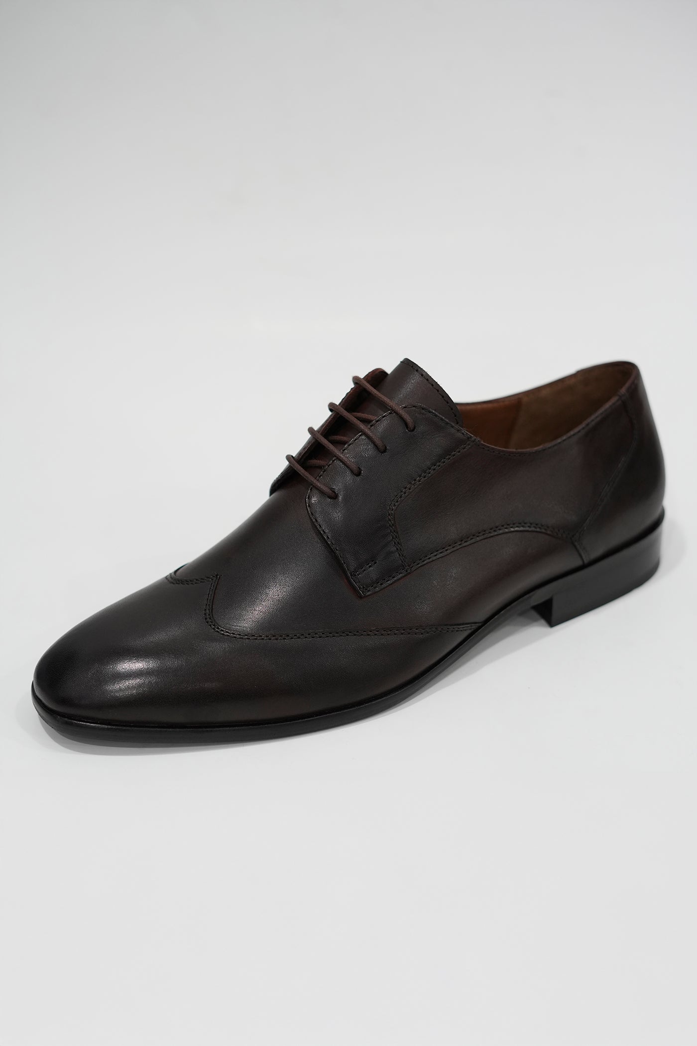 Lacer Four Eyelets Brown Leather Shoe