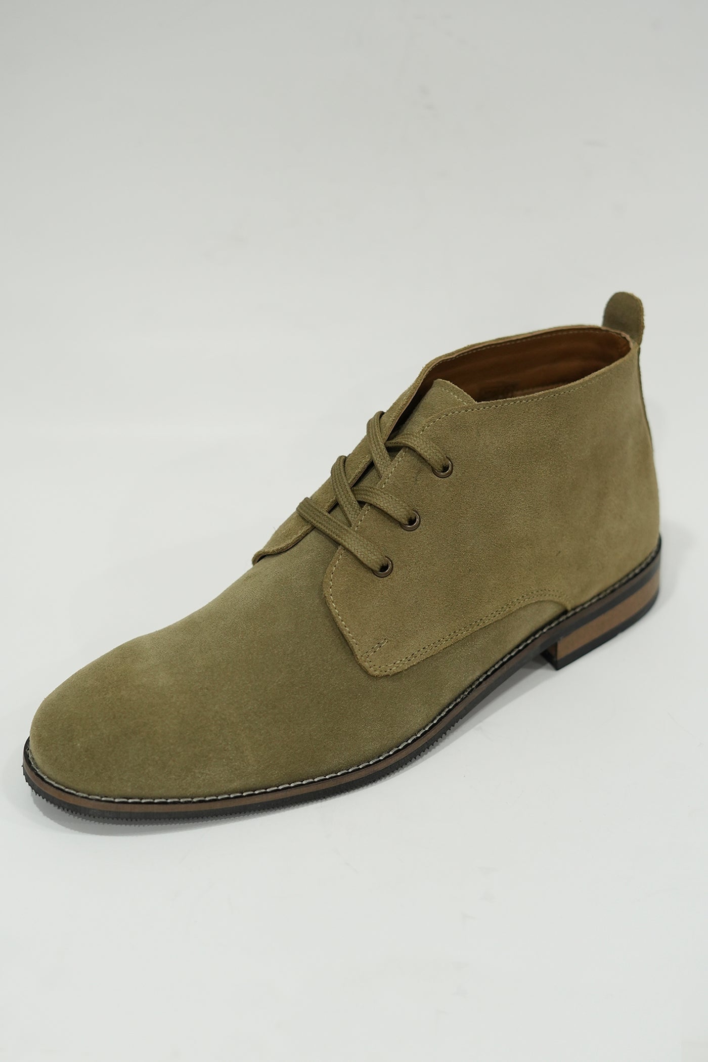 Khaki Desert sued leather Boots