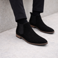 Chelsea Suede Black Boots