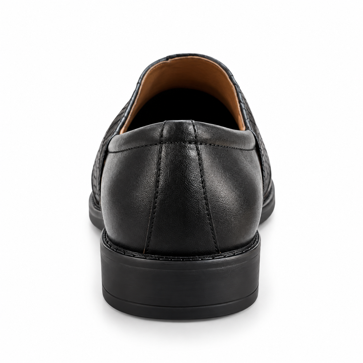 Black Leather Peshawari Jutti