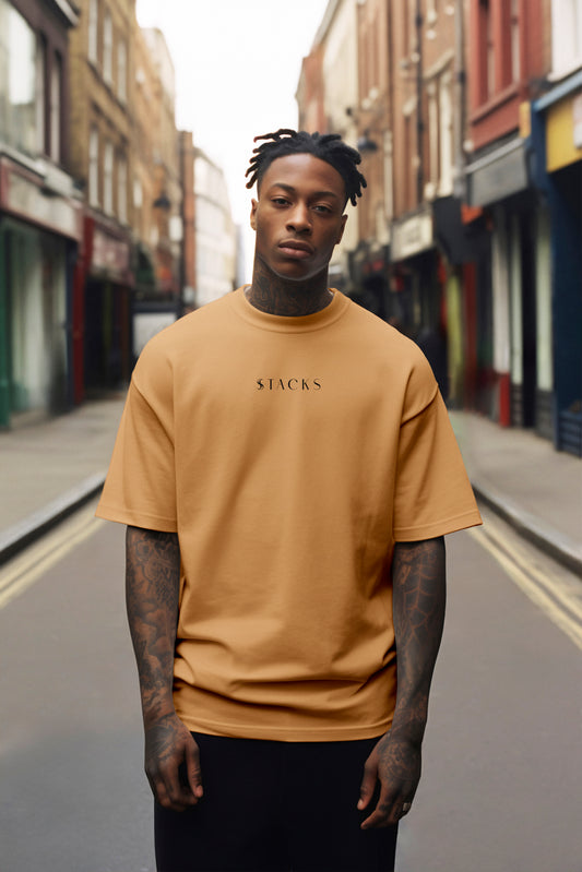 Beige Oversized T-Shirts Men