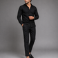 5410 Moca Black Leather Loafers