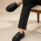 5410 Moca Black Leather Loafers
