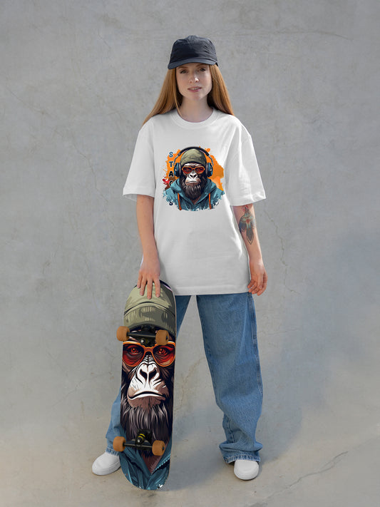 Rockin' Monkey Oversized T-Shirts Women