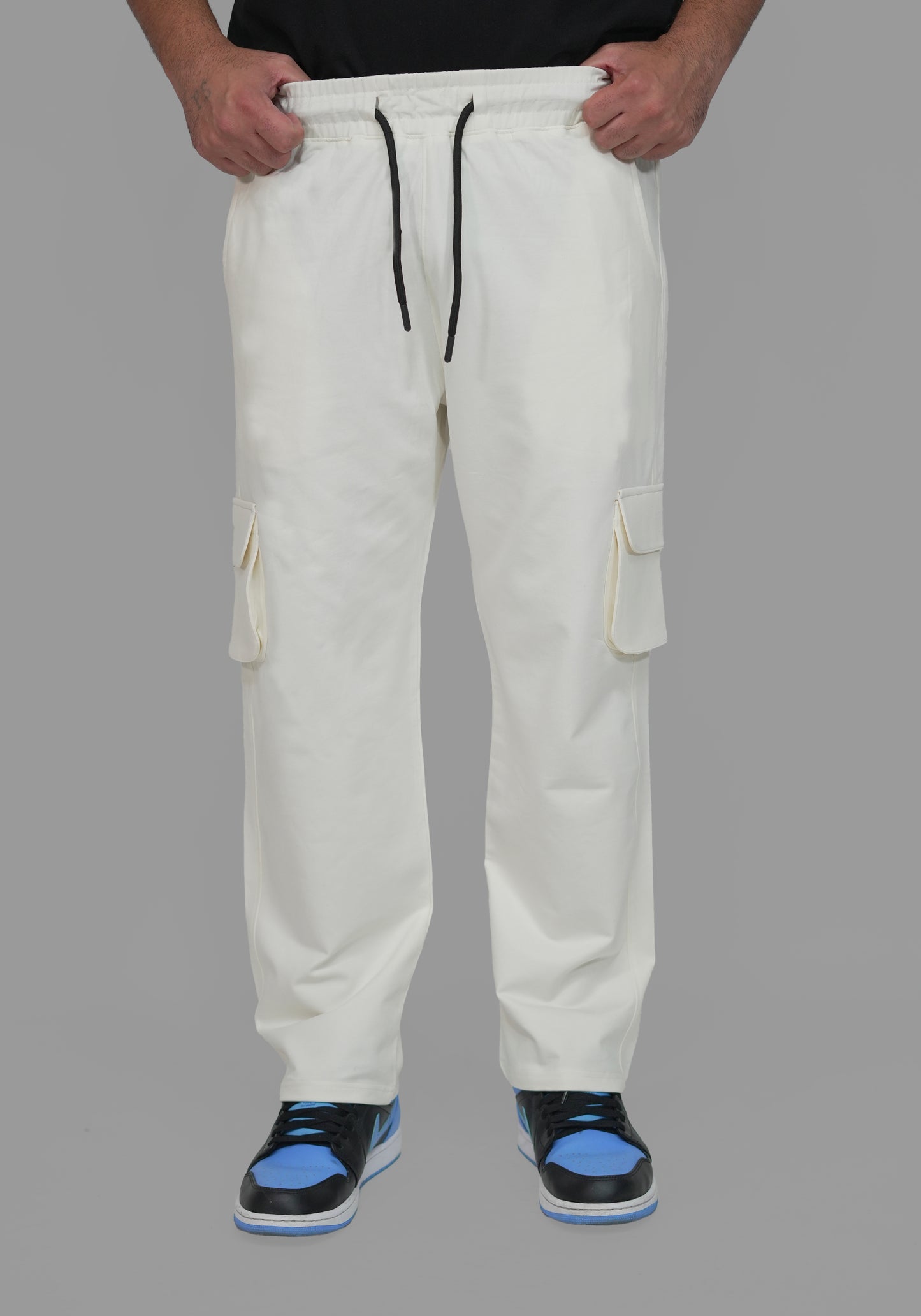 Comfy Antique Off White Cargo Pants