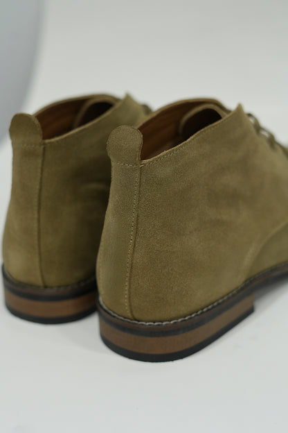 Khaki Desert sued leather Boots