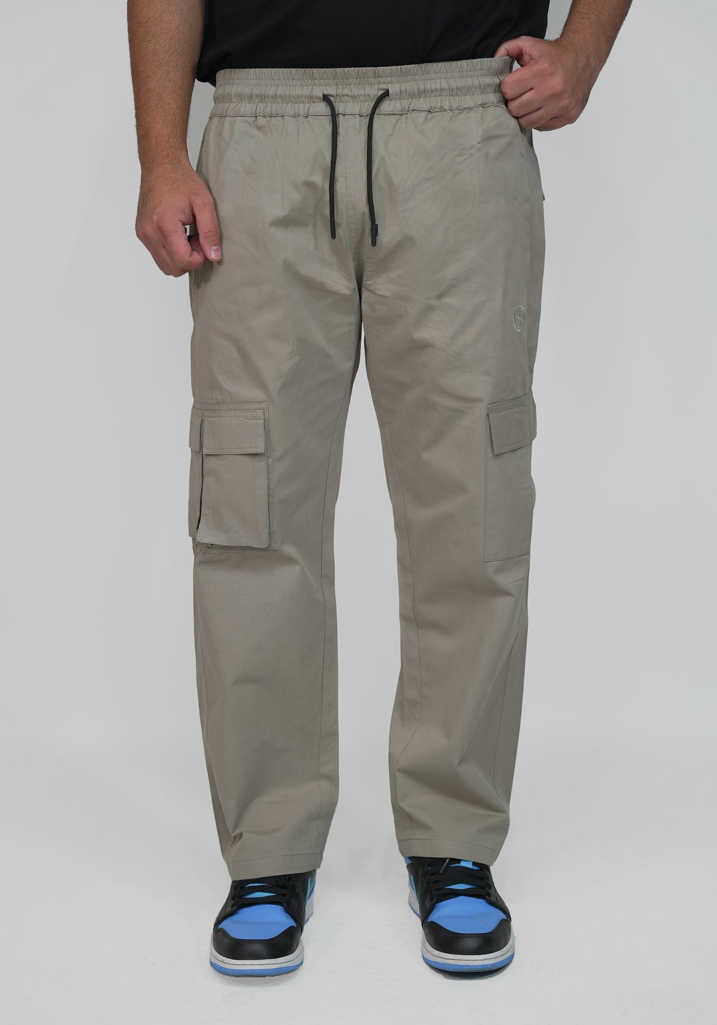 Outdoor Smoke Grey Cargo Pants