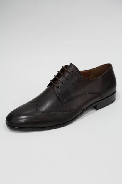 Lacer Four Eyelets Brown Leather Shoe