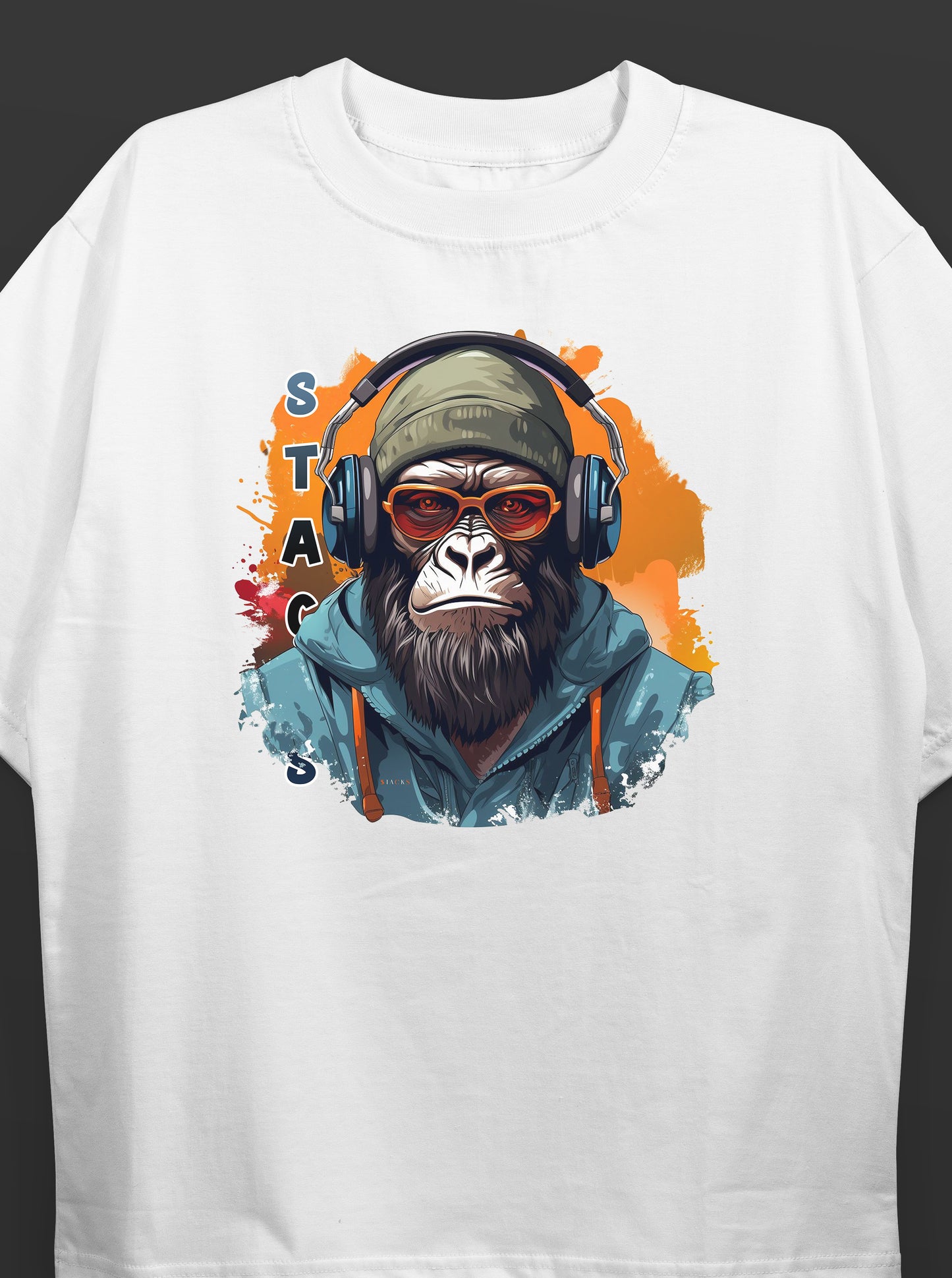 Rockin' Monkey Oversized T-Shirts Men