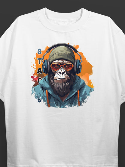 Rockin' Monkey Oversized T-Shirts Men