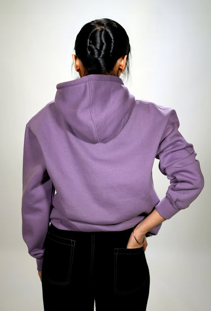 Lavender Classic Women Stacks Hoodie