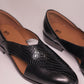 Black Leather Peshawari Jutti