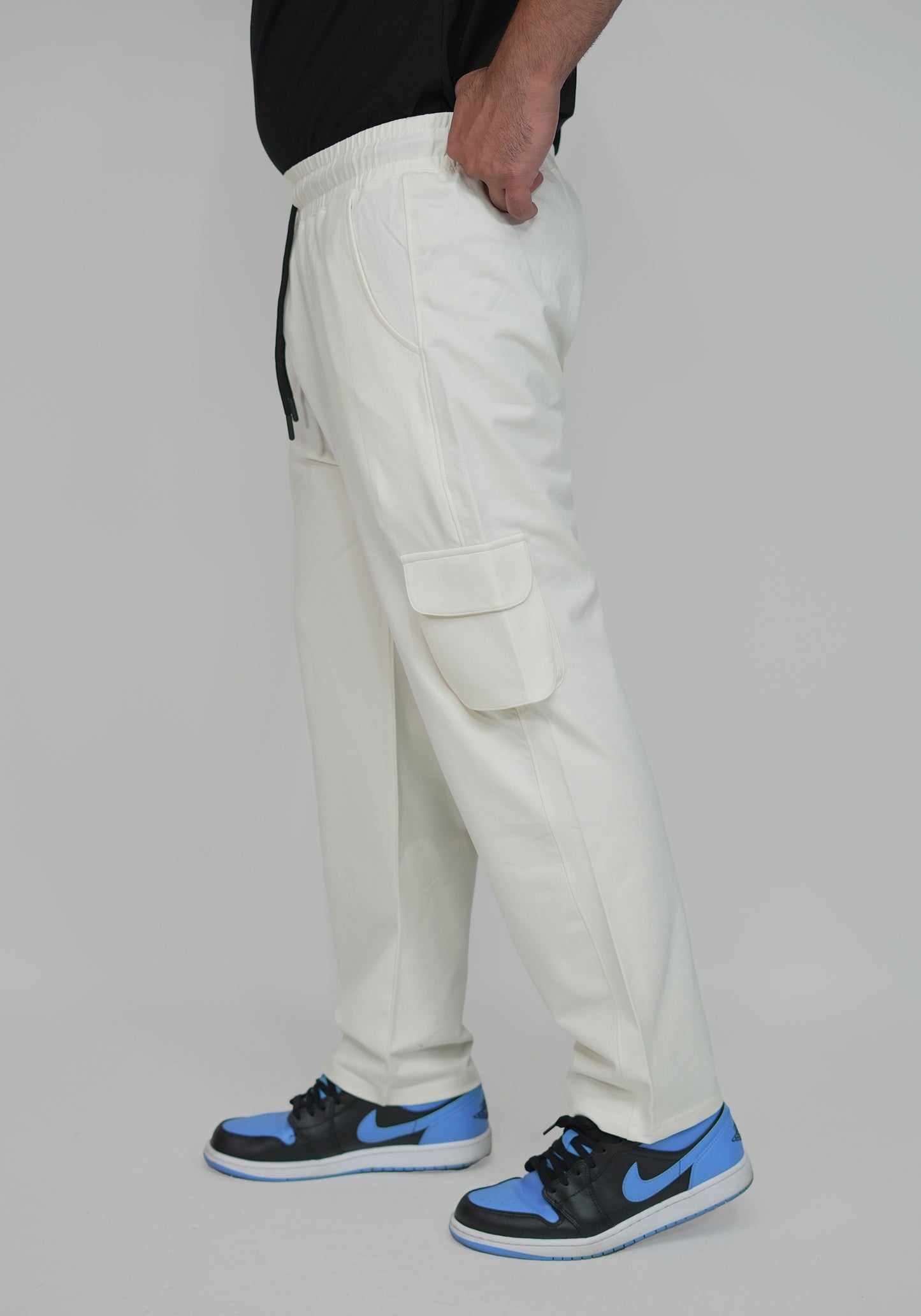 Comfy Antique Off White Cargo Pants