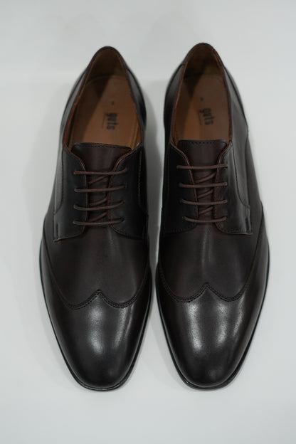 Lacer Four Eyelets Brown Leather Shoe