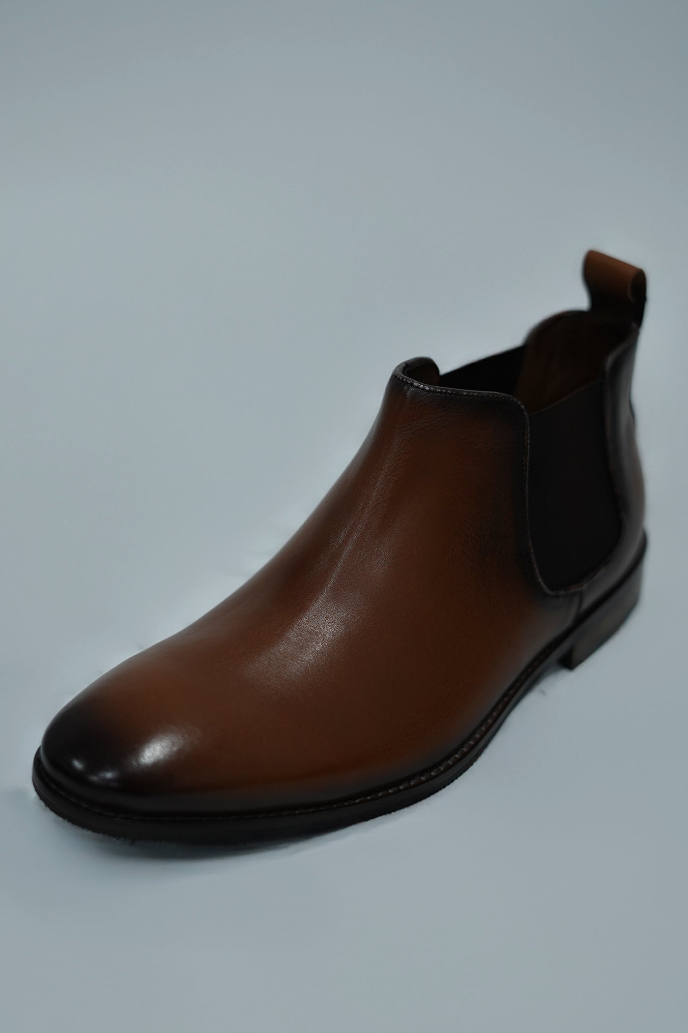 Brown Chelsea Leather Shoe