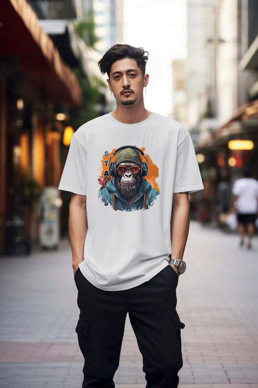 Rockin' Monkey Oversized T-Shirts Men