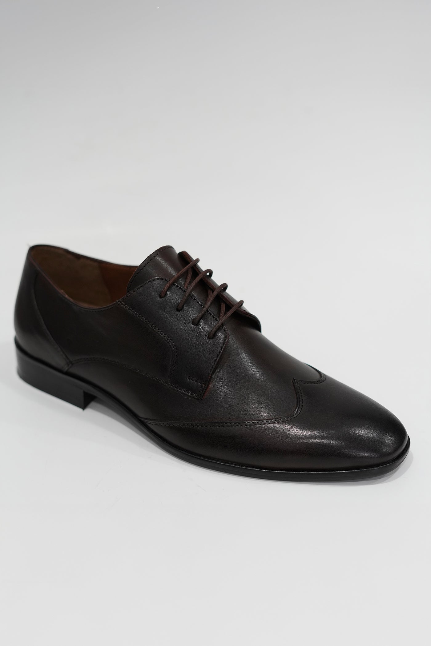 Lacer Four Eyelets Brown Leather Shoe