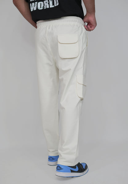 Comfy Antique Off White Cargo Pants