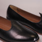 Black Plain Leather Jalsa