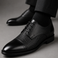 Oxford Mesh Crust Leather Shoe