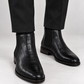 Chelsea Black Croco Boots