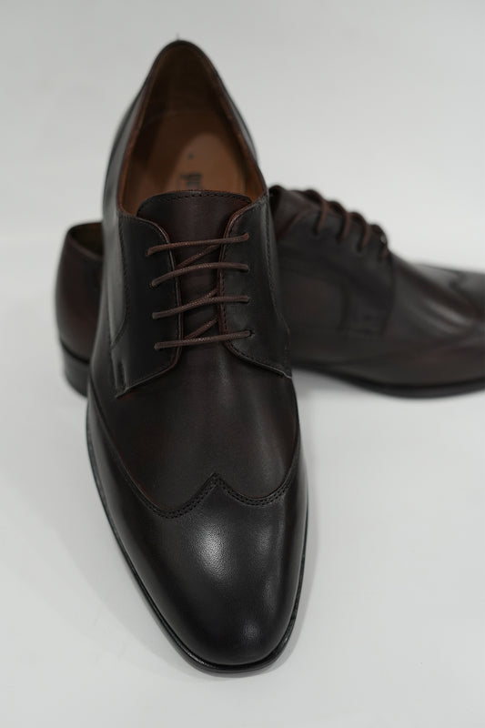 Lacer Four Eyelets Brown Leather Shoe