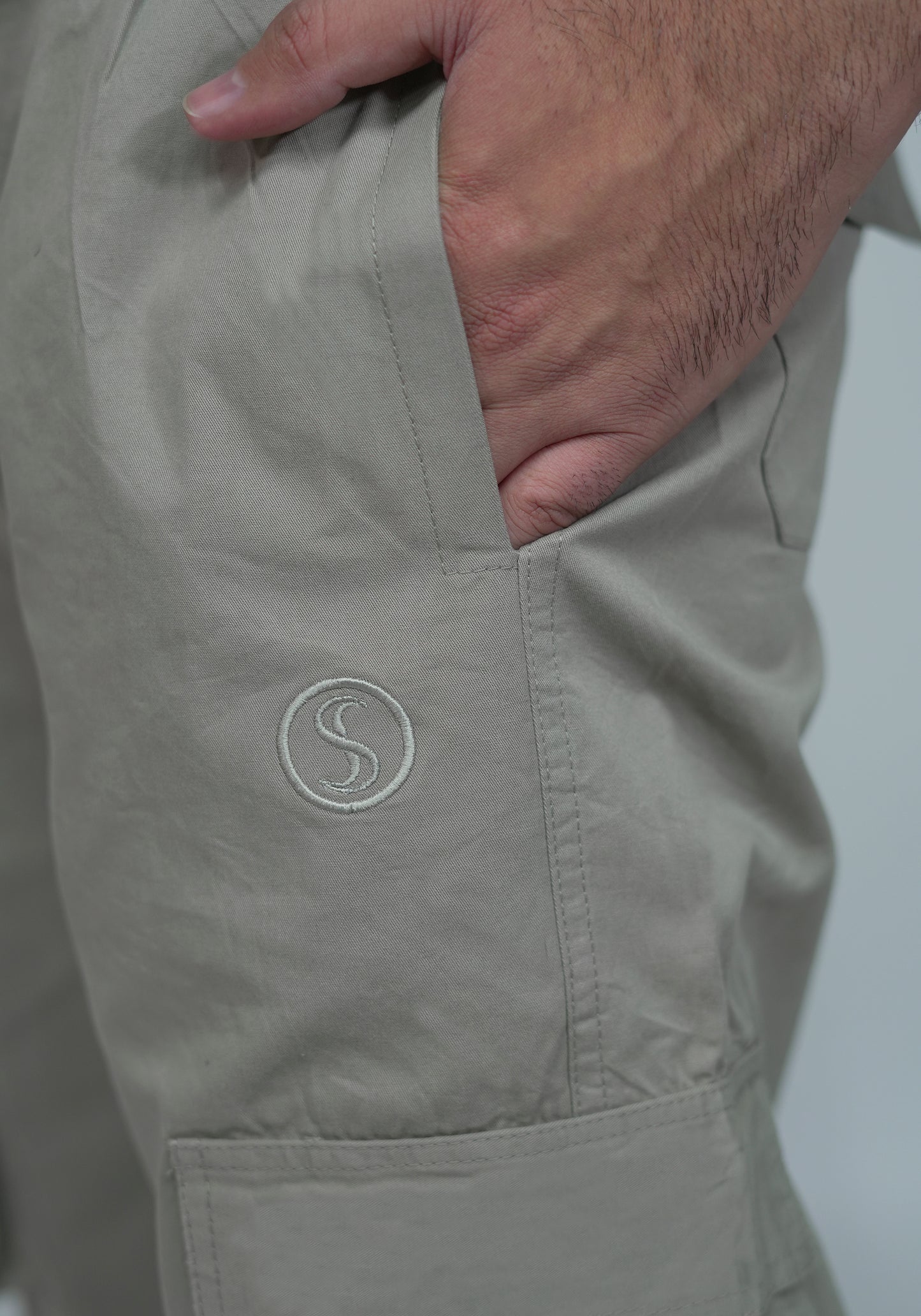 Outdoor Smoke Grey Cargo Pants