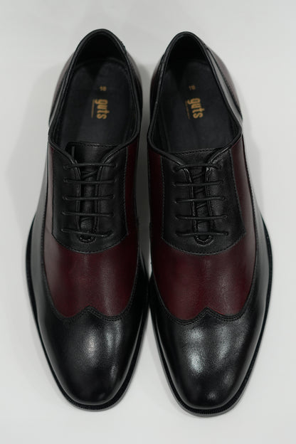 Lacer Five Eyelets Wine Black Shoe
