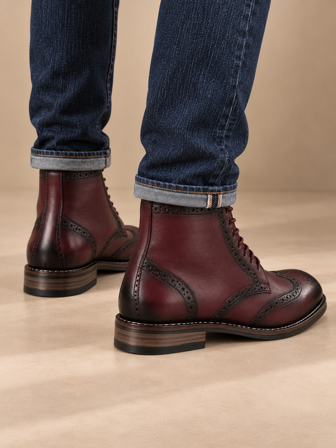 Richmond Burgundy Boots
