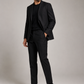 Wine Double Monk Strap Dress Shoes for Men