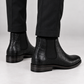 Chelsea Black Croco Boots