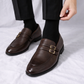 Double Monk Coffee Loafer