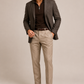 Brown Crocodile Embossed Penny Loafers