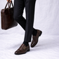 Double Monk Coffee Loafer