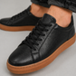 Lacer Black Grain Leather Sneaker