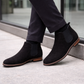 Chelsea Suede Black Boots