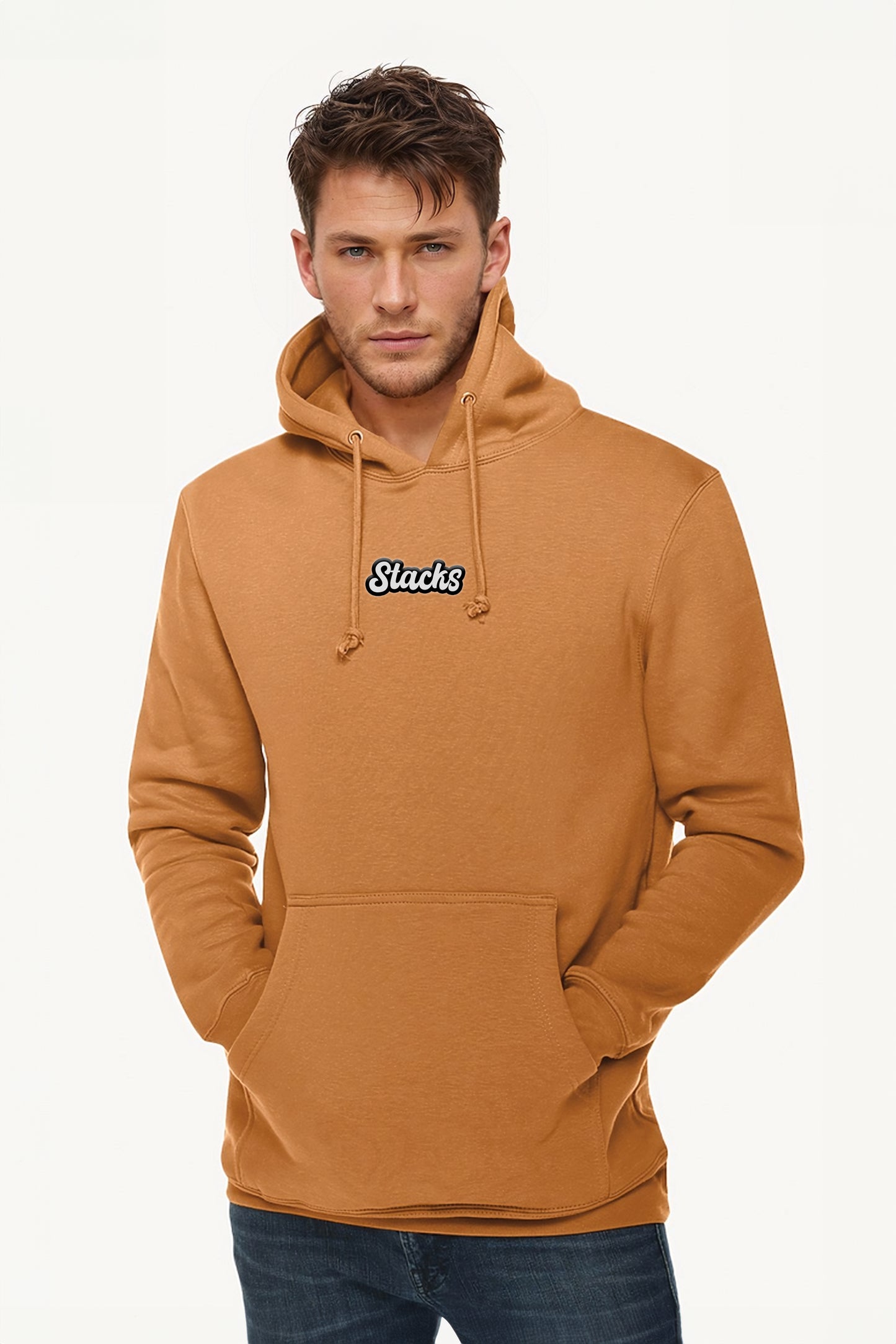 Bronze Classic Stacks Hoodie Men