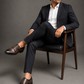 Brown Double Monk Strap Dress Shoes for Men