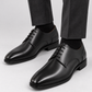 Derby Black Leather Shoes