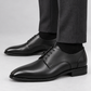 Derby Black Leather Shoes