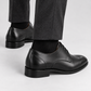 Derby Black Leather Shoes