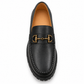 Penny black loafers with buckle