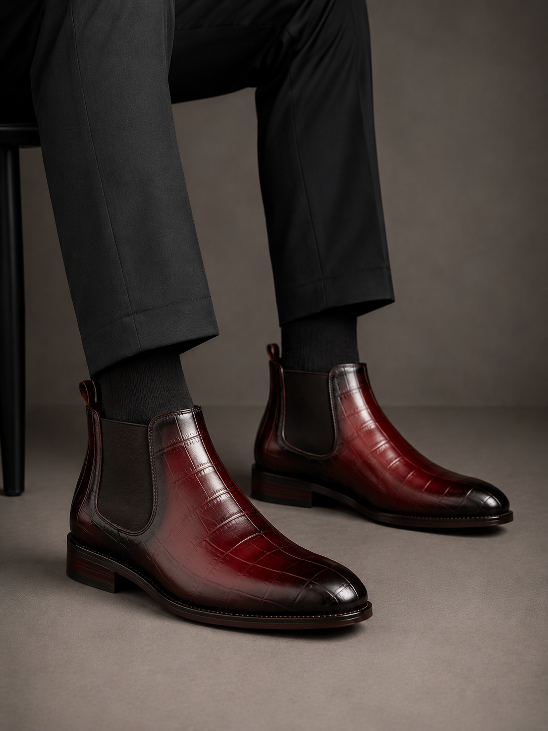 Chelsea Wine Leather Shoe