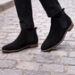 Chelsea Suede Black Boots