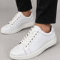Lacer White Leather Sneaker