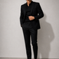 Slipon Wood Black Loafers Patent Leather