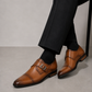 Single Monk Tan Leather Shoe