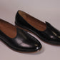 Black Plain Leather Jalsa